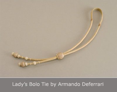 Lady’s Bolo Tie by Armando Deferrari