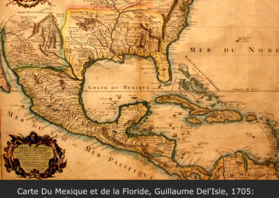 Carte Du Mexique et de la Floride, Guillaume Del’Isle, 1705