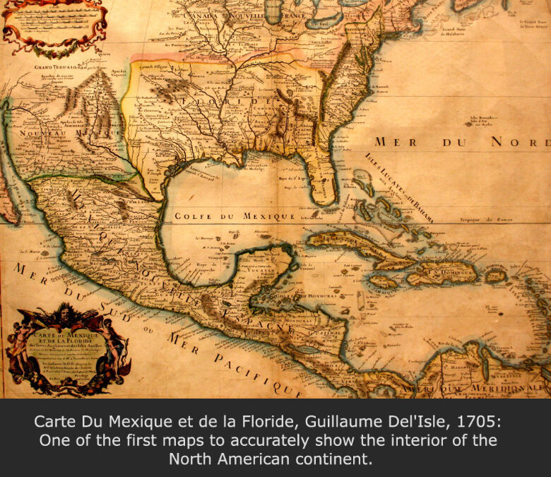 Carte Du Mexique et de la Floride