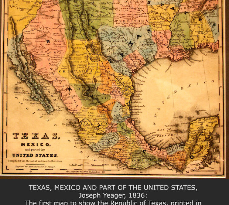 Texas, Mexico and Part of the United States, Joseph Yeager, 1836