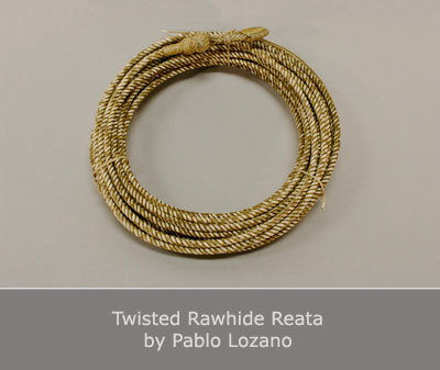 Twisted Rawhide Reata by Pablo Lozano