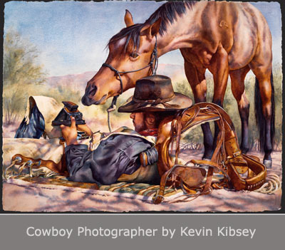 Cowboy Photographer by Kevin Kibsey