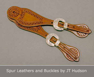 Spur Leathers and Buckles by JT Hudson
