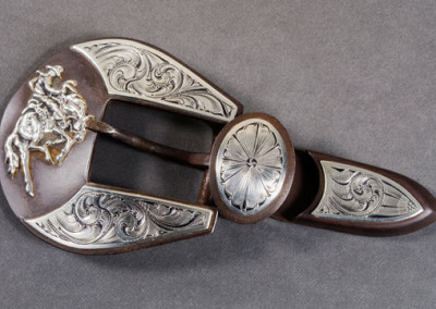 SOLD Three Piece Buckle Set by Michael Pardue