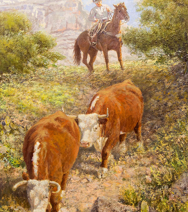 76.Down-From-the-Top-oil-on-canvas-Wayne-Baize