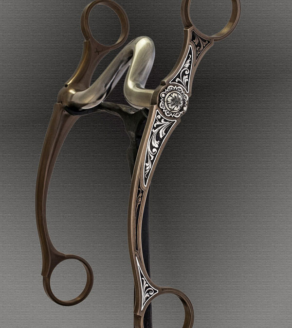 Solid Shank Bit with a Baskin’s Style Mouthpiece by Wilson Capron