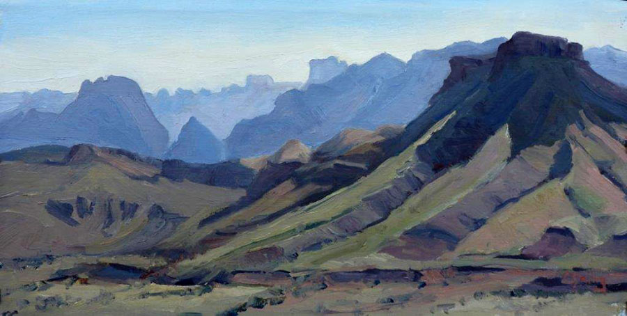 View-to-the-Window,-8-X-16,-oil-on-linen,-Carolyn-Dailey