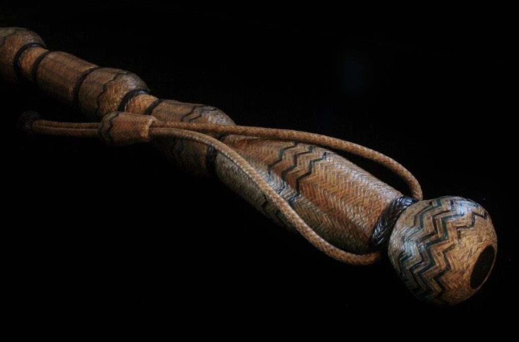 15. Leland Hensley, Quirt, braided rawhide