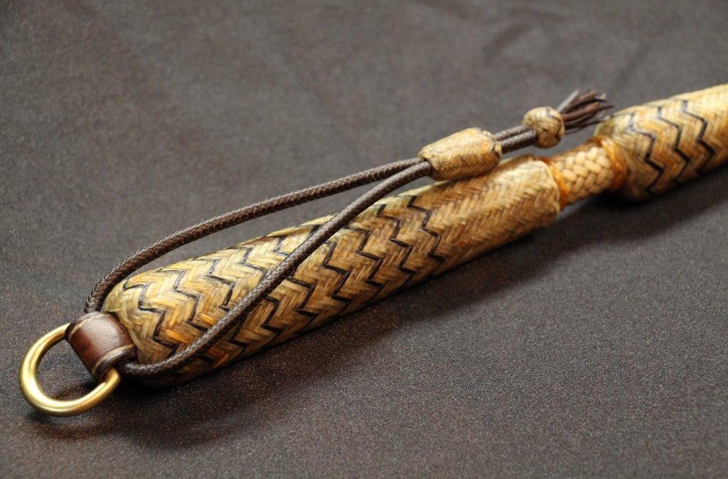 SOLD Braided Rawhide Quirt by Whit Olson