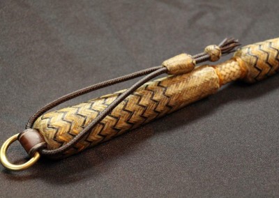 SOLD Braided Rawhide Quirt by Whit Olson