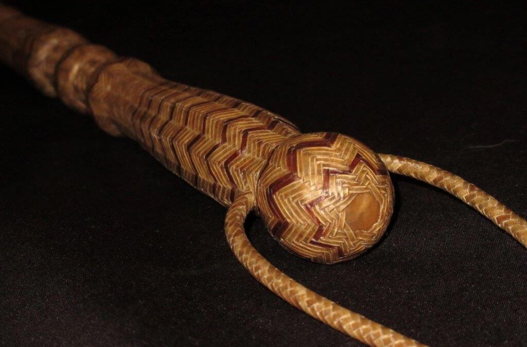 34.a. Graeme Qusienberry, Quirt handle detail