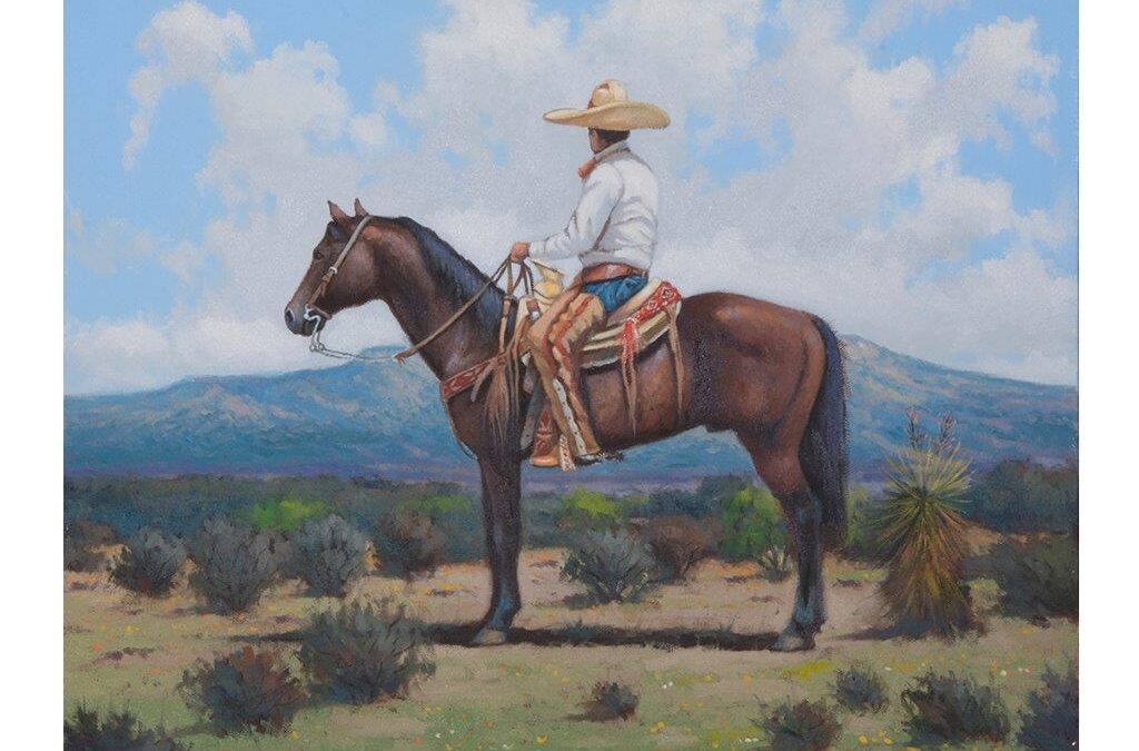 36. Raul Ruiz, El Vaquero, 20 x 24, oil on canvas,$2,750