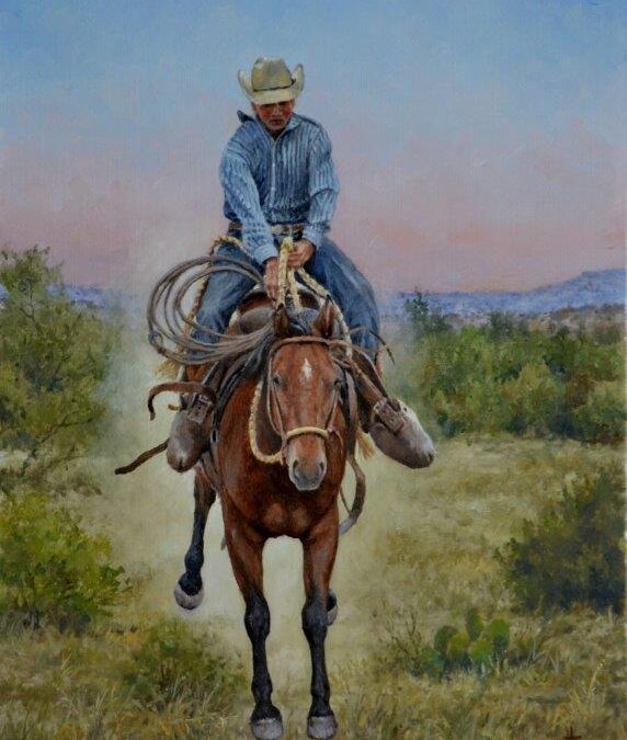 46. Herman Walker, No Way to Start the Day, 16 x 12, oil, $2,125