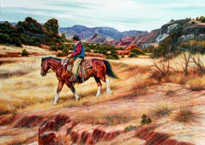 SOLD Canyon Cow Hunt by KW Whitley