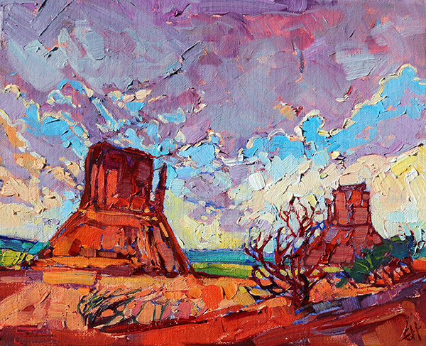 Monument Clouds by Erin Hanson