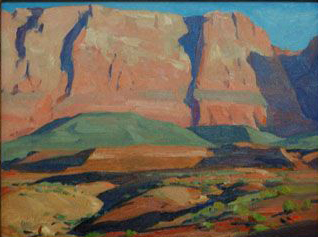 Navajo Cliffs by G. Russell Case
