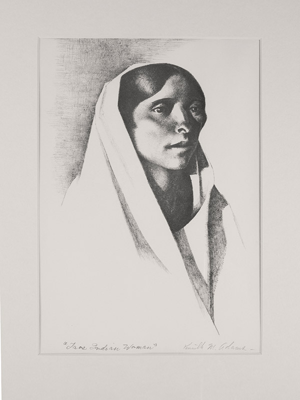Taos Indian Woman by Kenneth Miller Adams