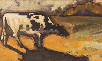 Solitary Cow by Peggy Judy
