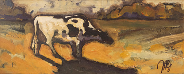 Solitary Cow by Peggy Judy