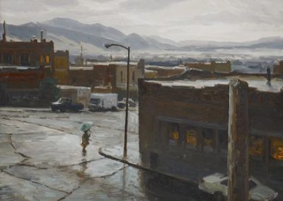 Rain View for the Hotel, Butte, MT by Taylor Lynde