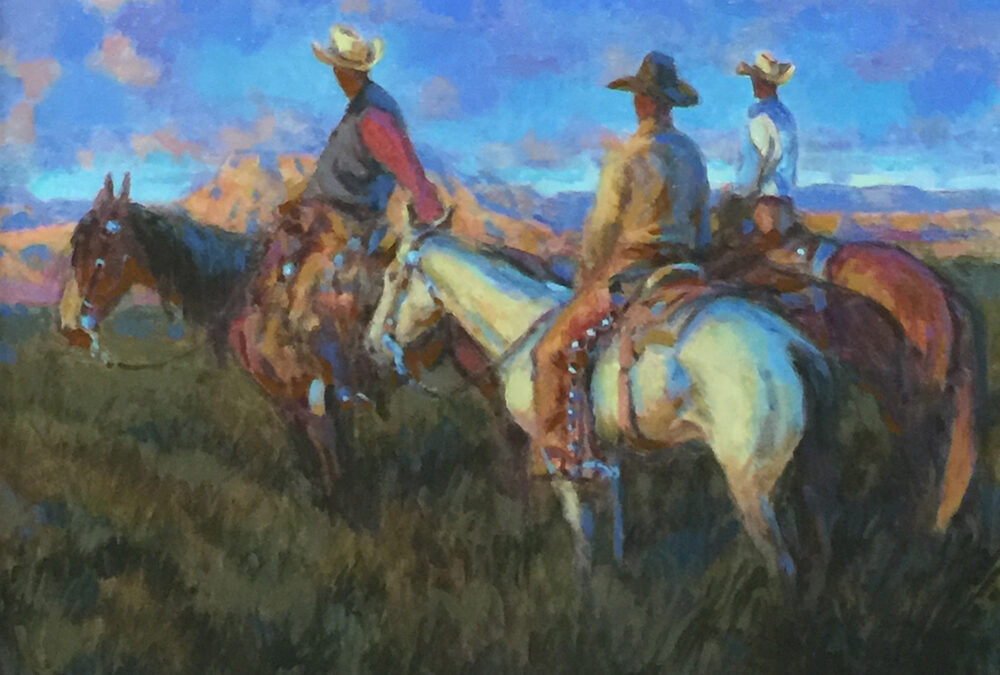 Buckeye Blake, Fire on the Mountain, Oil, 16 x 20, 2600