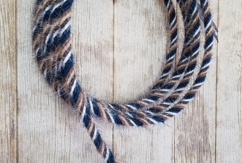 Doug Krause, Mecate, Mane hair, Five Eigths x 22 Feet, 6 Strand, $340