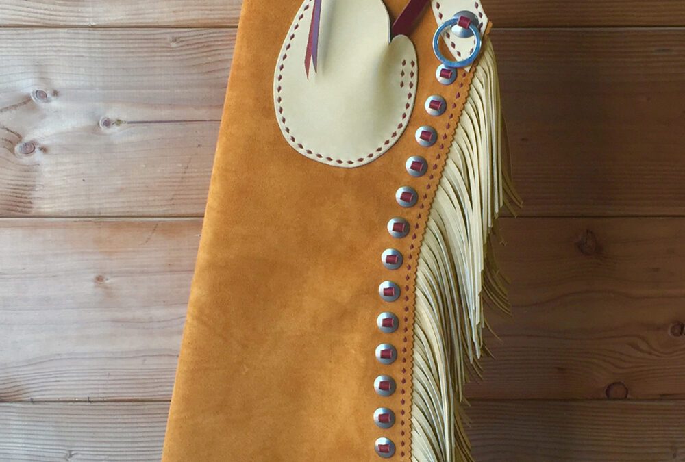 Franco X. Trevino, Texas Bell Chaps, Leather $650