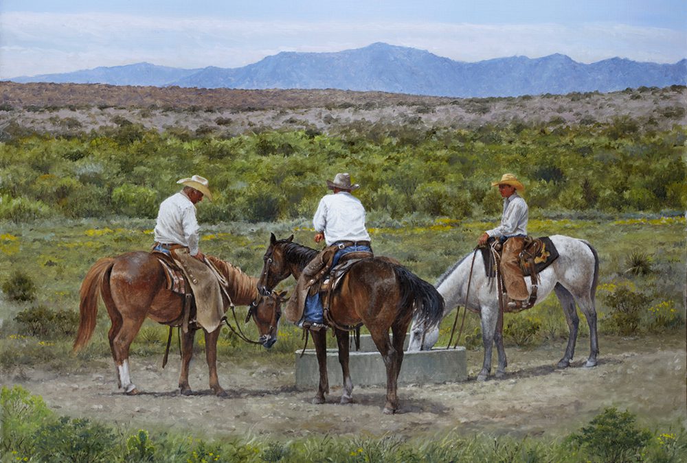 Water Break by Herman Walker – SOLD