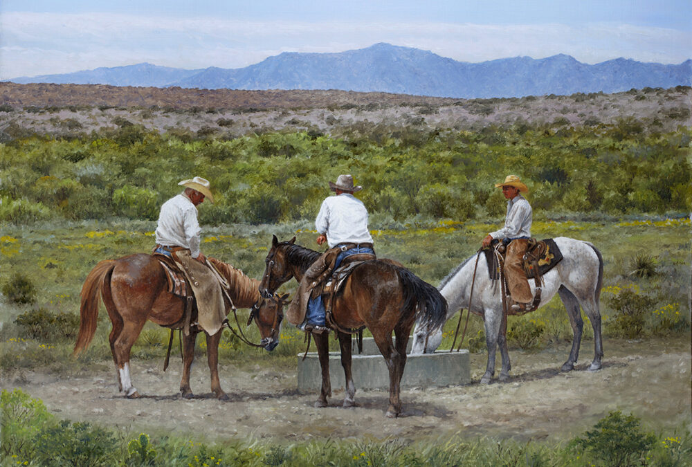 Herman Walker, Water Break, Oil, 18 x 24, $3850