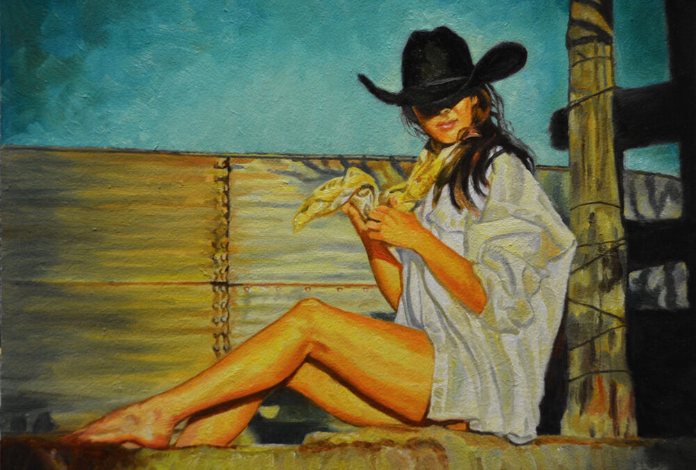 JaNeil Anderson, His Shirt 15×14, Oil, $2200