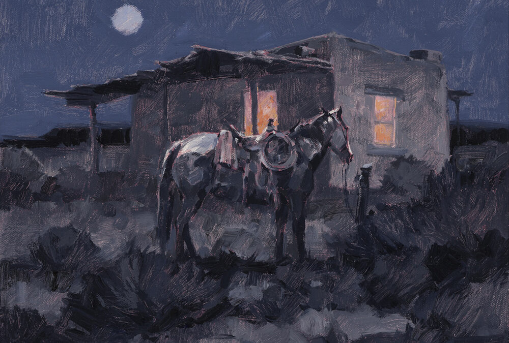 Kim Mackey, Rancho, Oil, 11 x 14, $2300