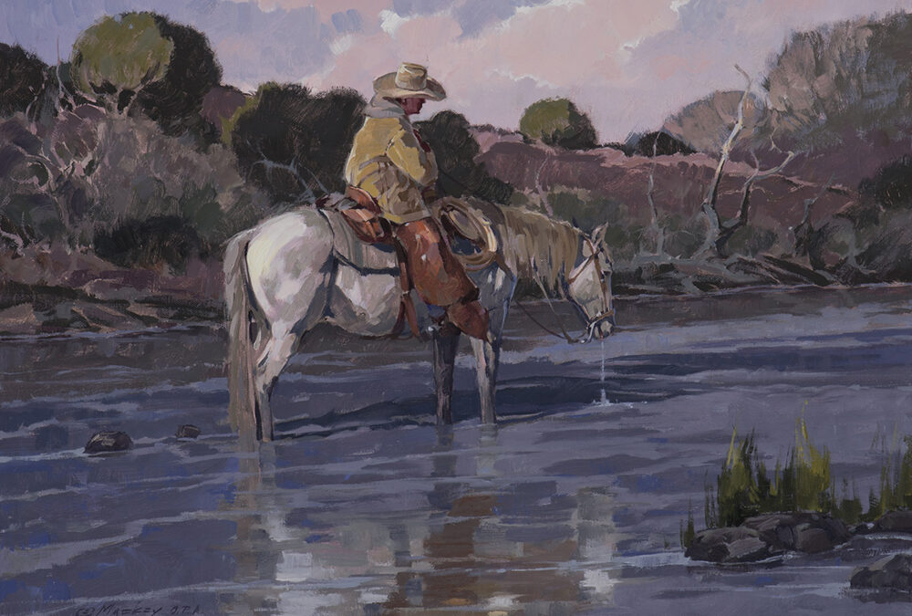 Kim Mackey, This Thirsty Land, Oil, 18 x 24, $4000