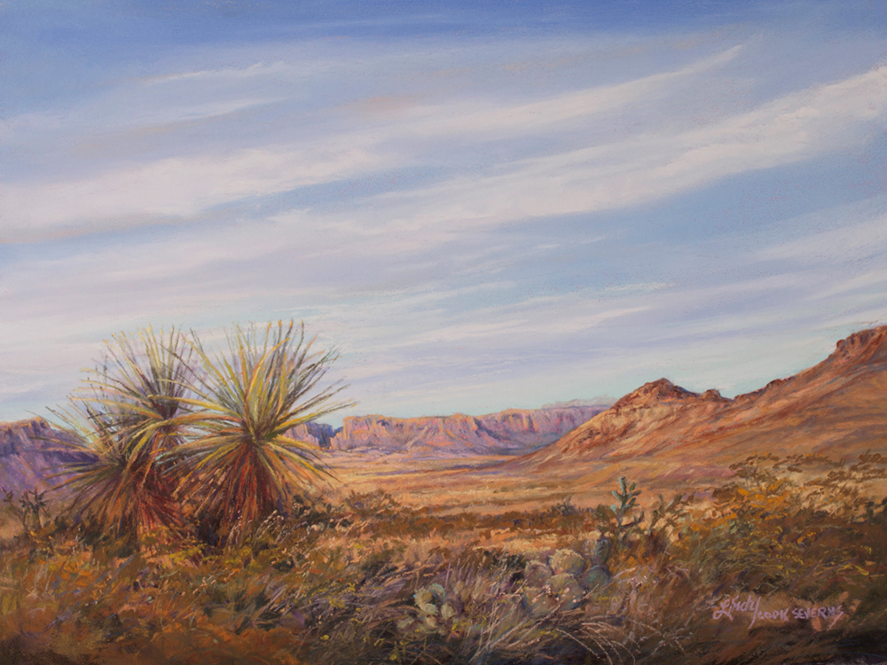 The Moment the Desert Turns Golden by Lindy Cook Severns