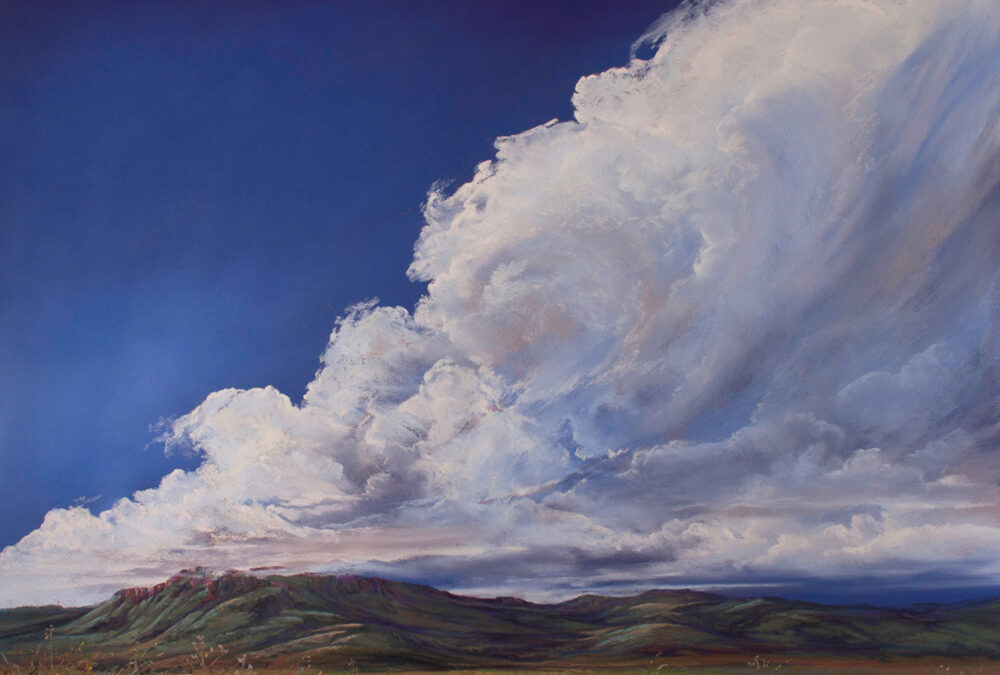 Lindy Cook Severns, Untamed Texas Sky, Pastel, 16 x 20, $3500