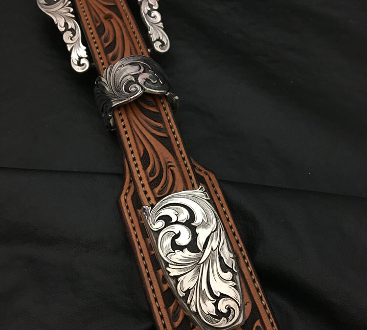 Matt Litz, 3 Piece Sterling Buckle Set, Sterling Silver, $1200 (1)