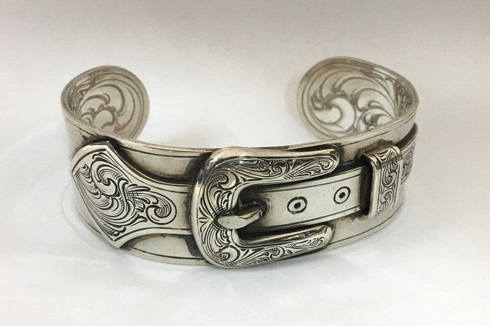 Matt Litz, Buckle Bracelet, Sterling Silver, $720