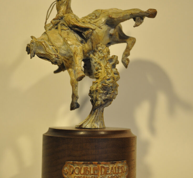 Stephen Jones, Double Dealer, Bronze, 10 x 6 x 4, $1550