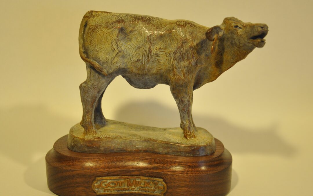 Stephen Jones, Got Milk, Bronze, 5.5 x 6 x 3.5, $775