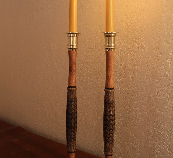 Rawhide Candlesticks by Whit Olson