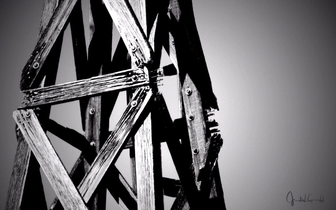 Old 7D Windmill by Jean Cornell