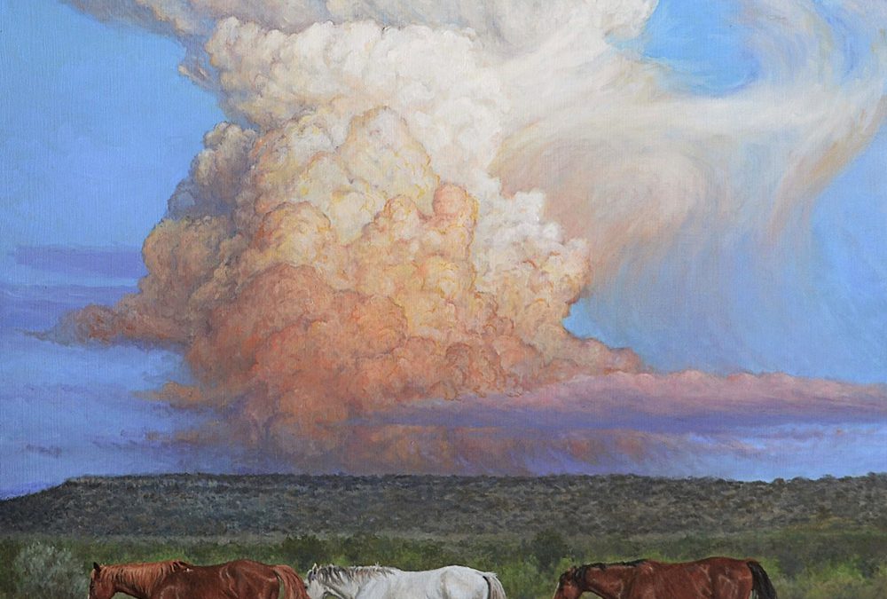 Passing Of Distant Drums by Herman Walker – SOLD