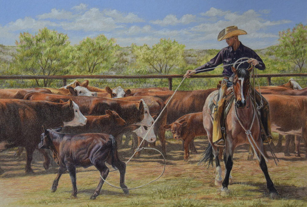 Spring Works at the River Pens by Kathryn Leitner