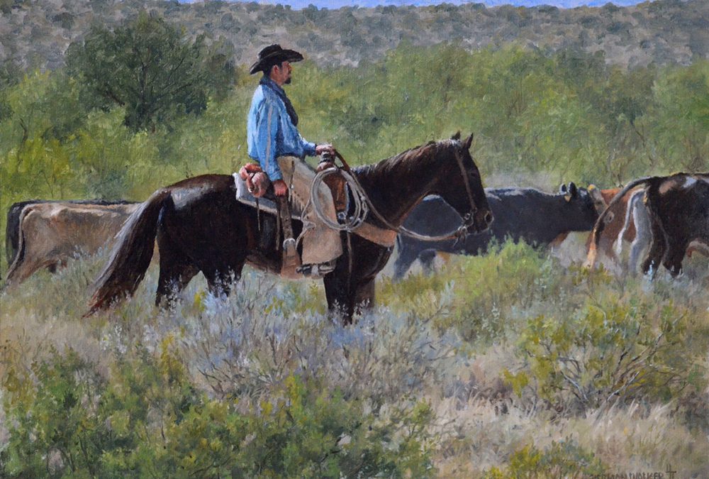 Trailing Along by Herman Walker – SOLD