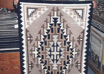Toadlena/Two Grey Hills-Style Rug by Rose Barber – SOLD