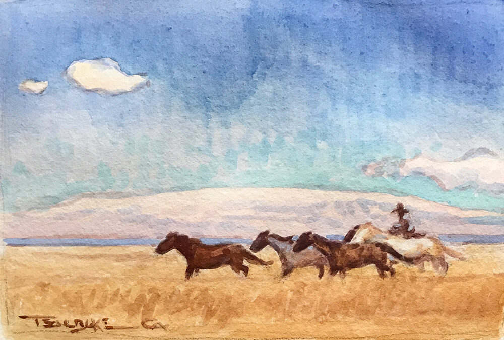 Running Horses by Teal Blake