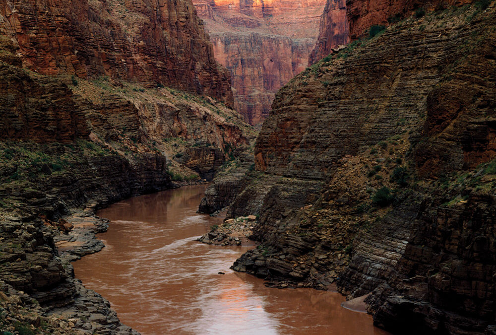 Sunset Narrows, Colorado River, Grand Canyon, Arizona