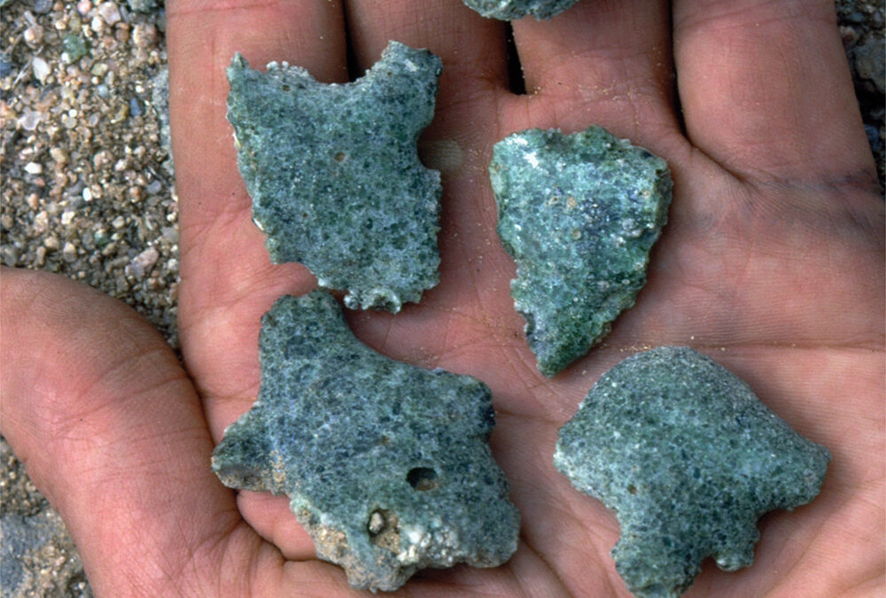 Trinitite Hand, Trinity Atomic Bomb Site, White Sands, New Mexico