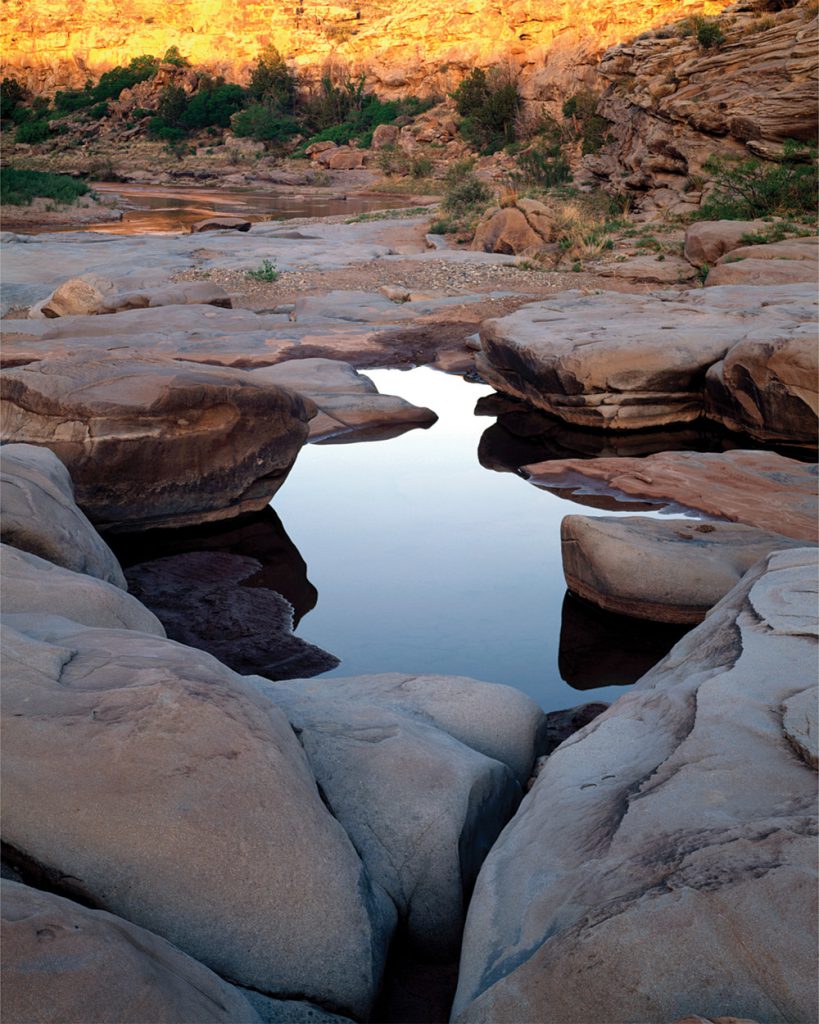 Still Pool, Catfish Falls, Rio Pecos, New Mexico Museum of the Big Bend