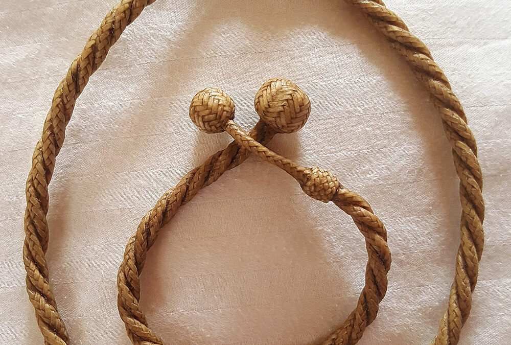 Rawhide Necklace and Bracelet by Pablo Lozano