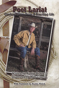 Cover of book, Poet Lariat by Austin Brown, II